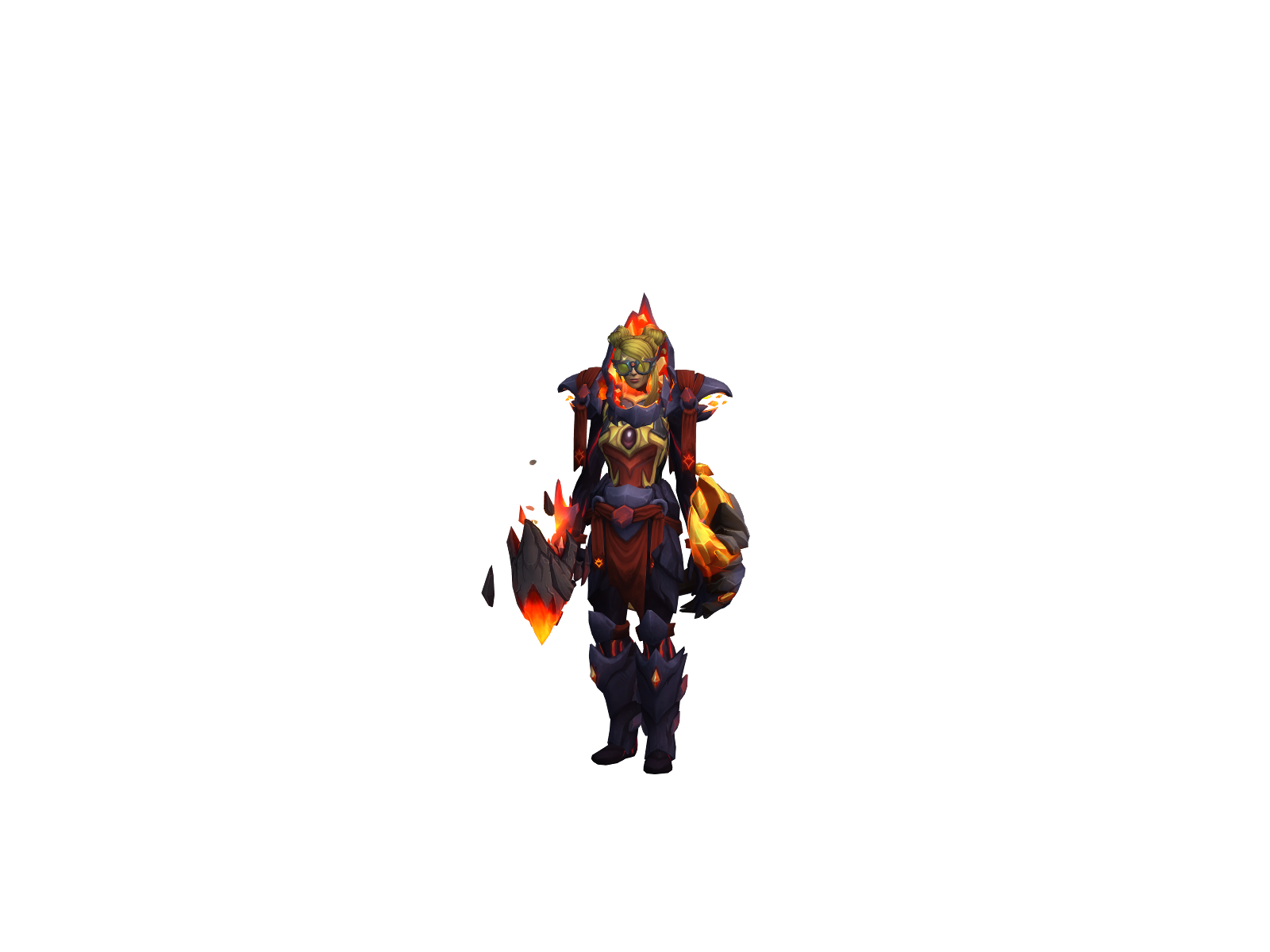 Shakell 3D character render