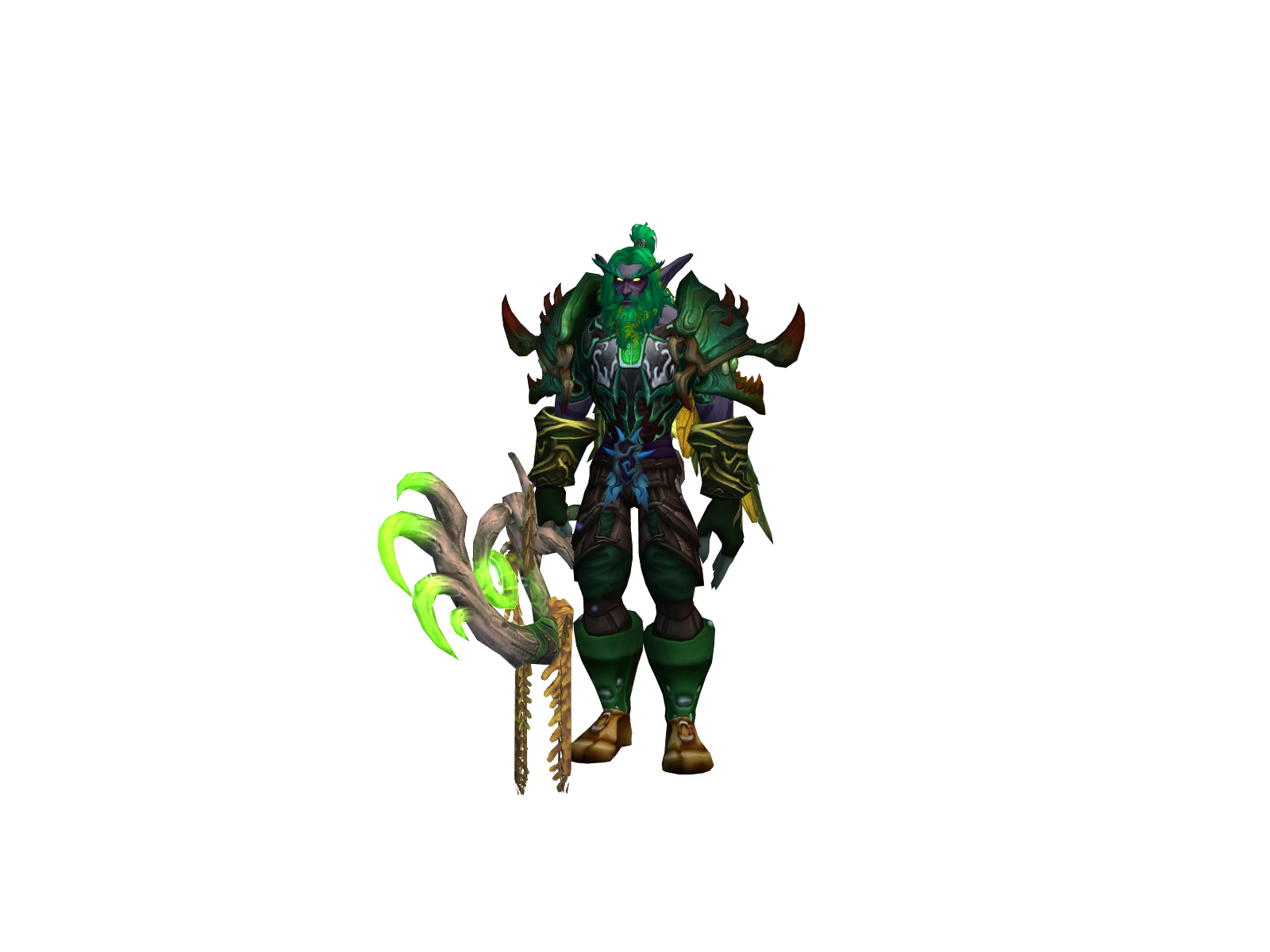 Elfoker 3D character render
