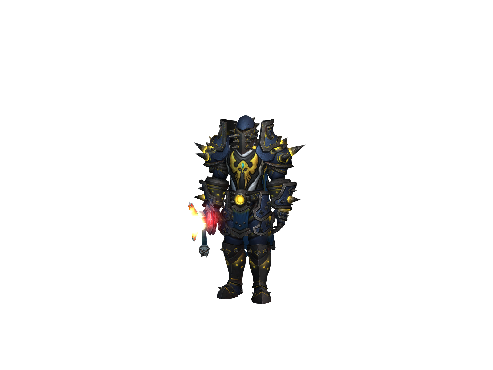 Ahizotl 3D character render