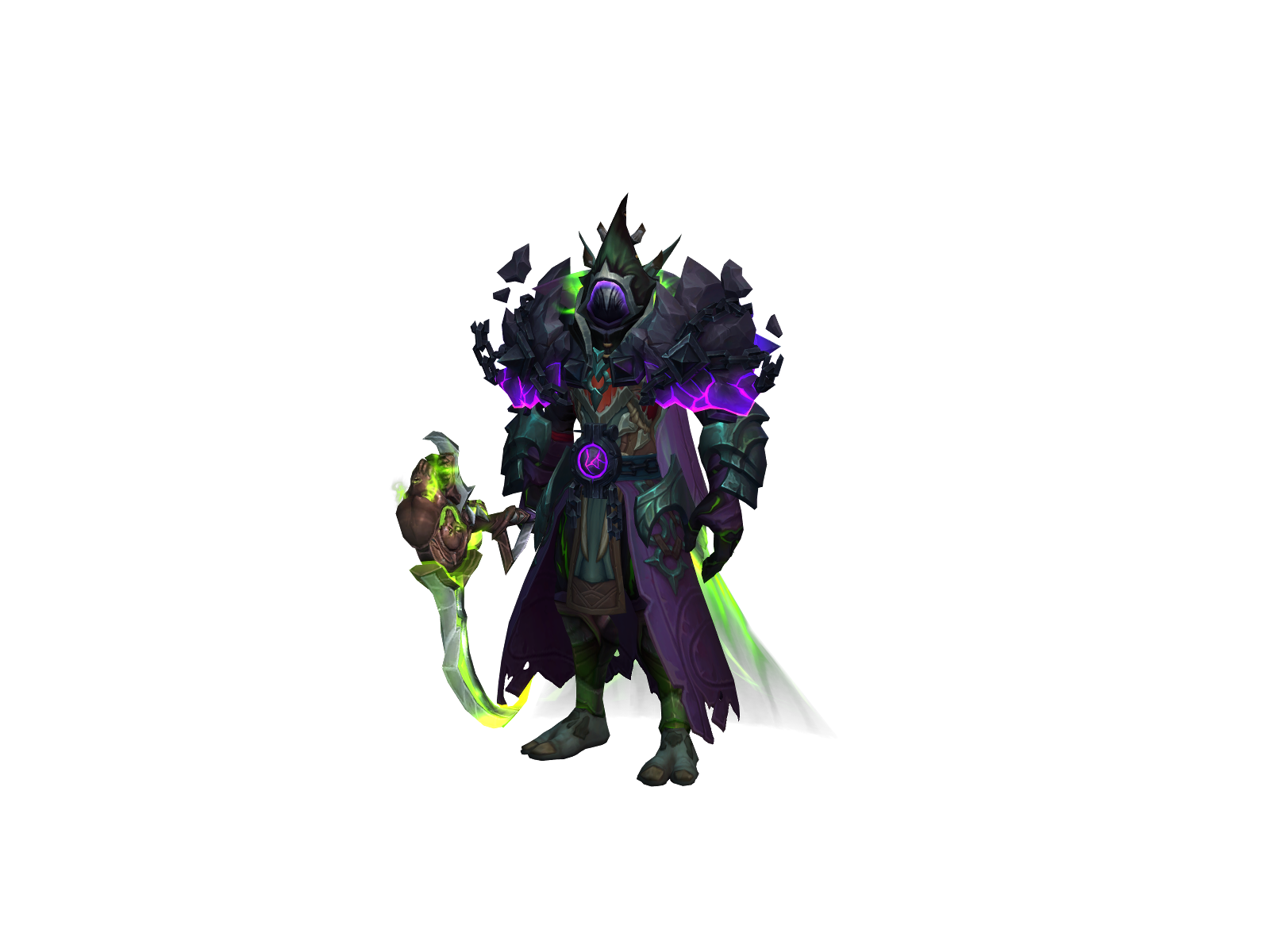 Sheitan 3D character render