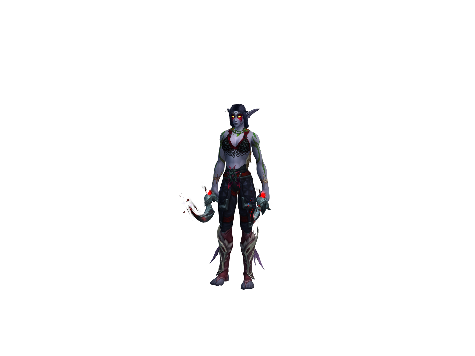 Pinkdark 3D character render