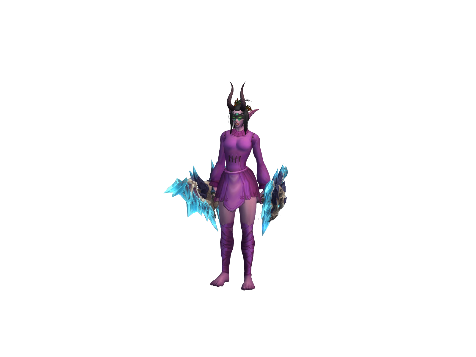 Quééncake 3D character render
