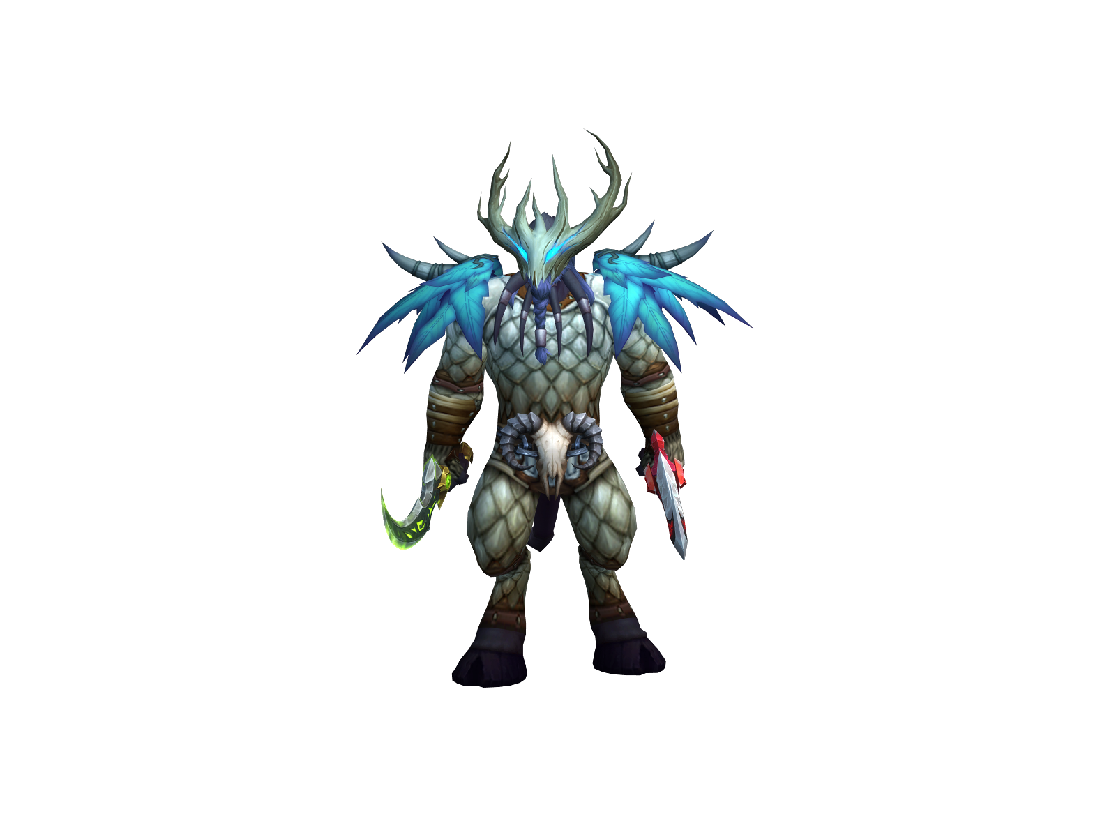 Chakafuyo 3D character render