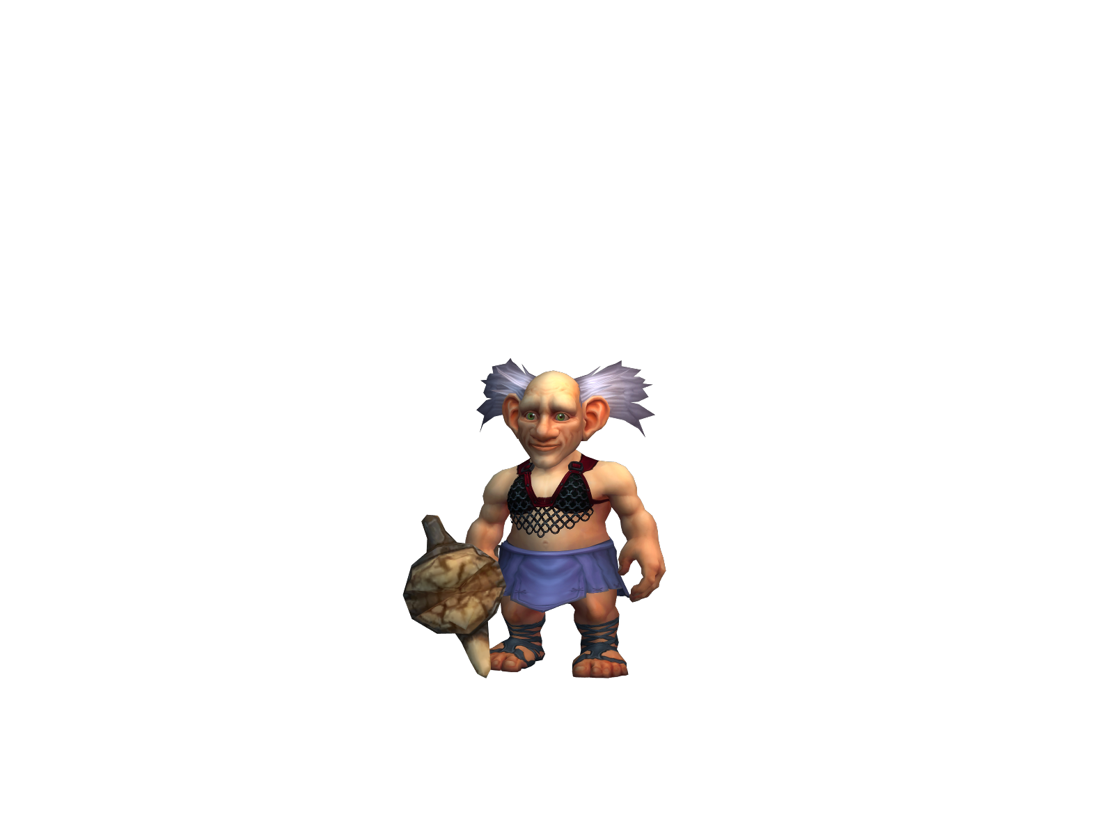 Facoquerø 3D character render