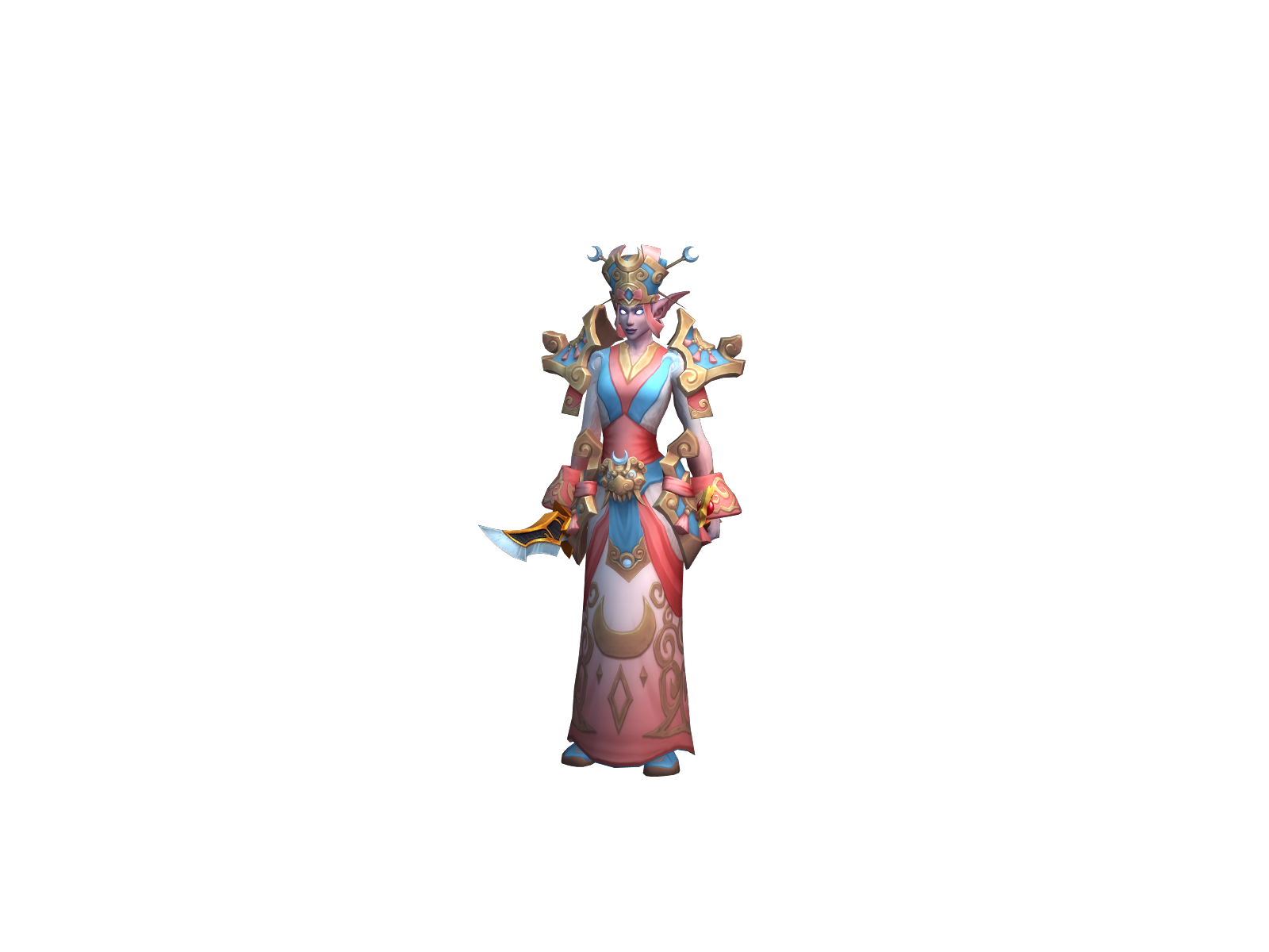 Evathia 3D character render