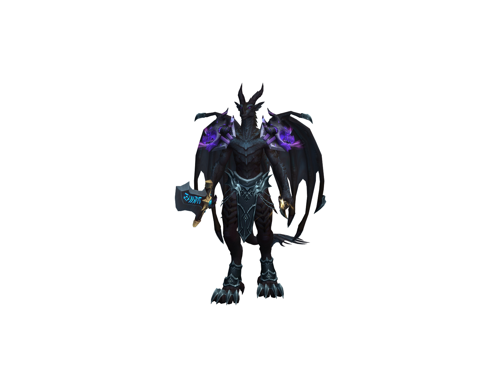 Drakcroptol 3D character render