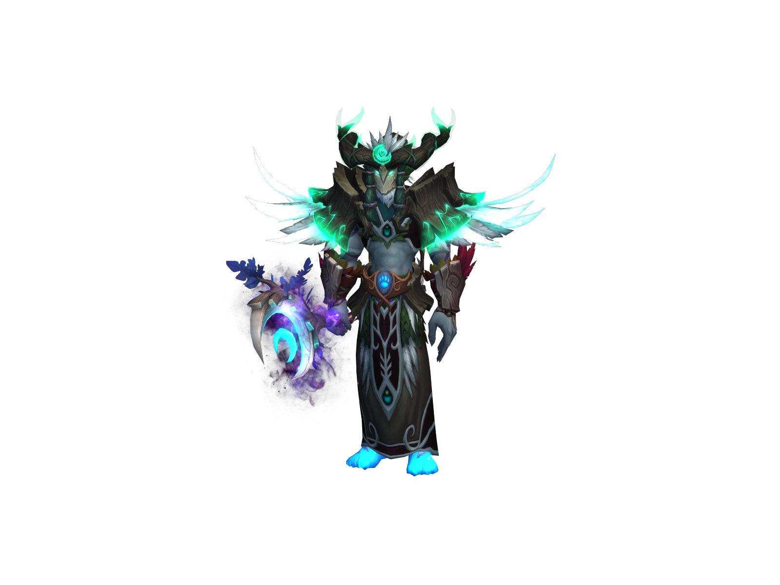 Shaldiel 3D character render