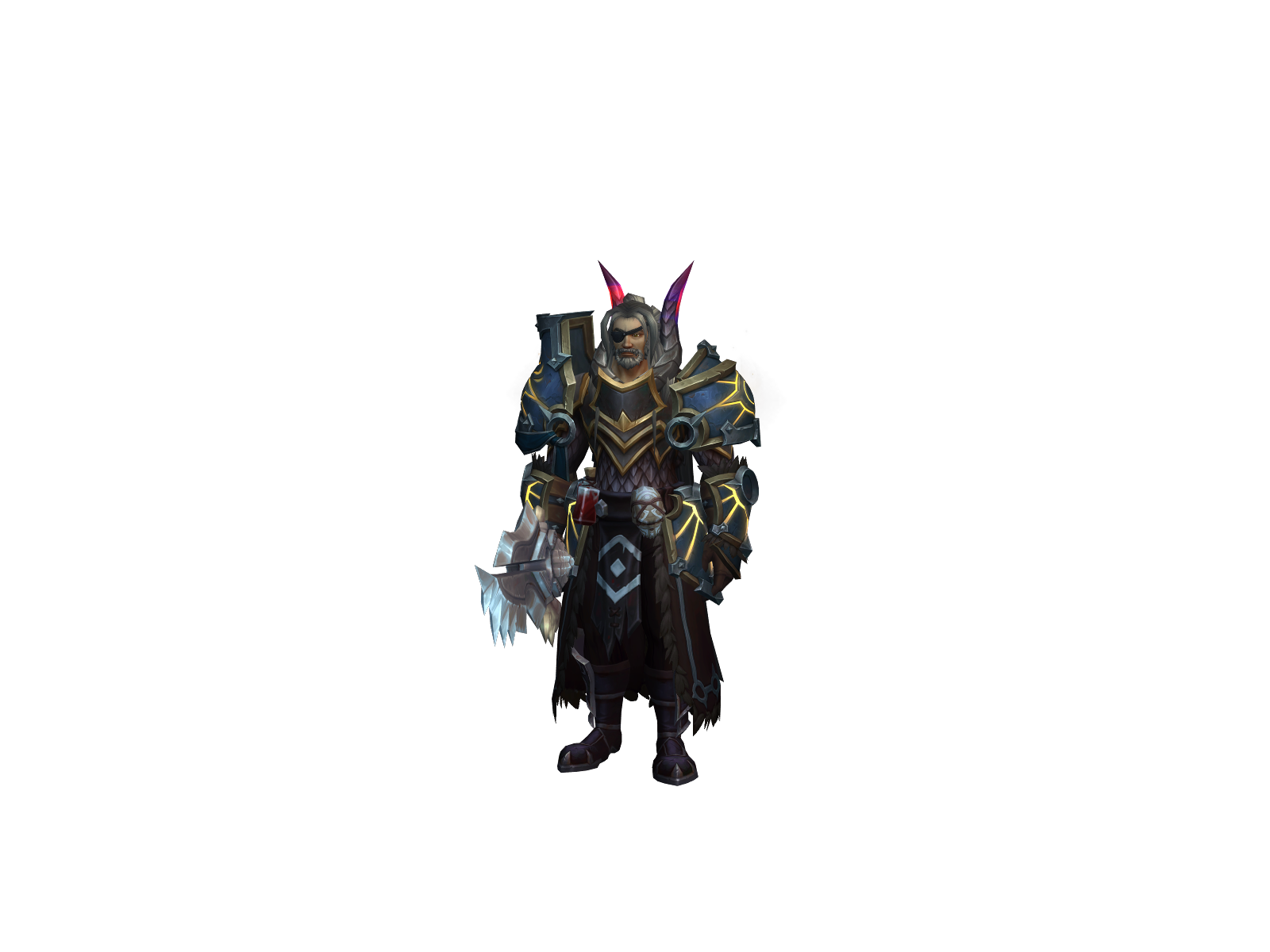 Alduir 3D character render
