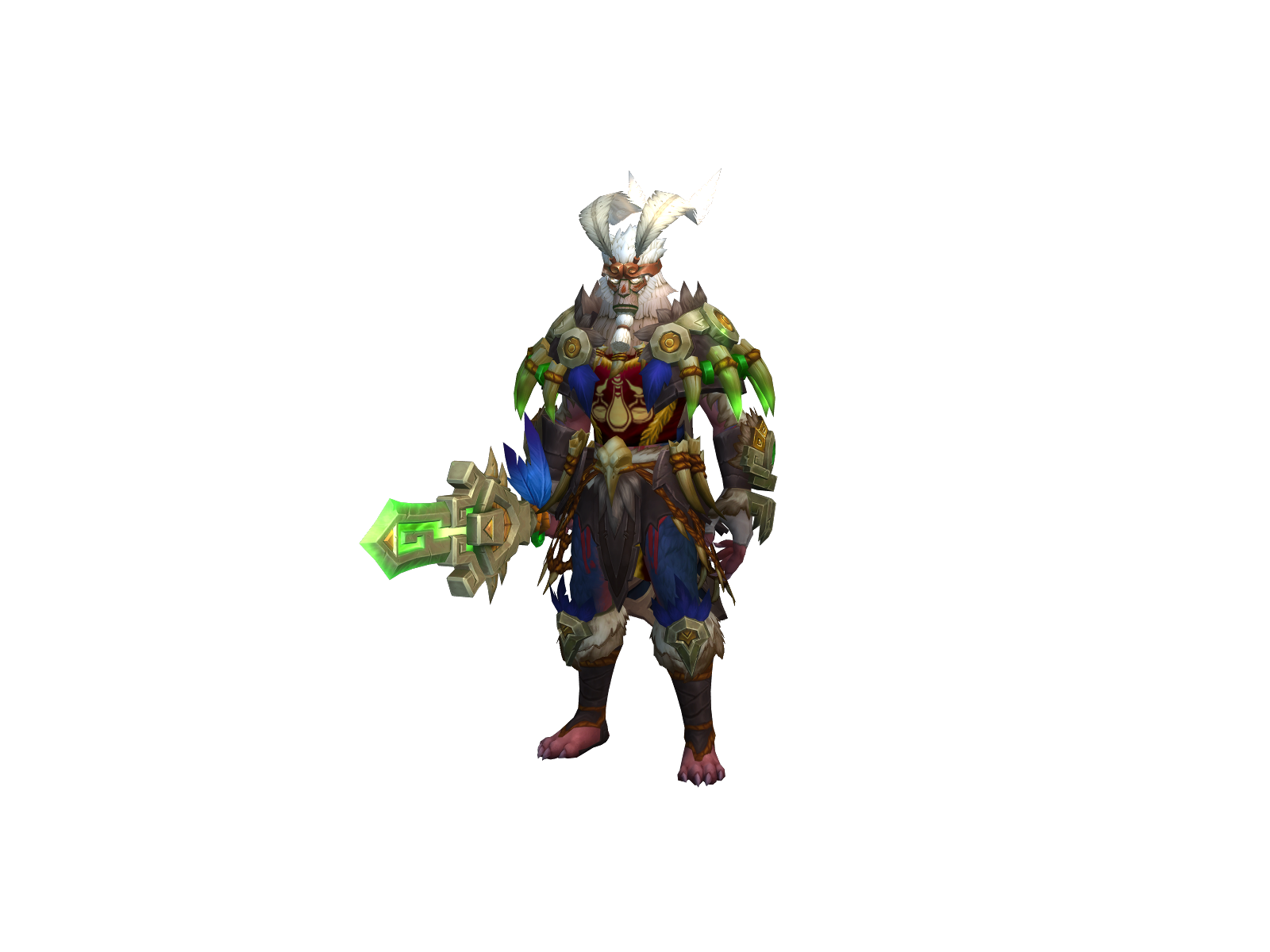 Pshock 3D character render