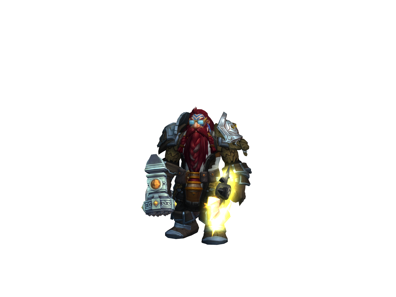Strahl 3D character render