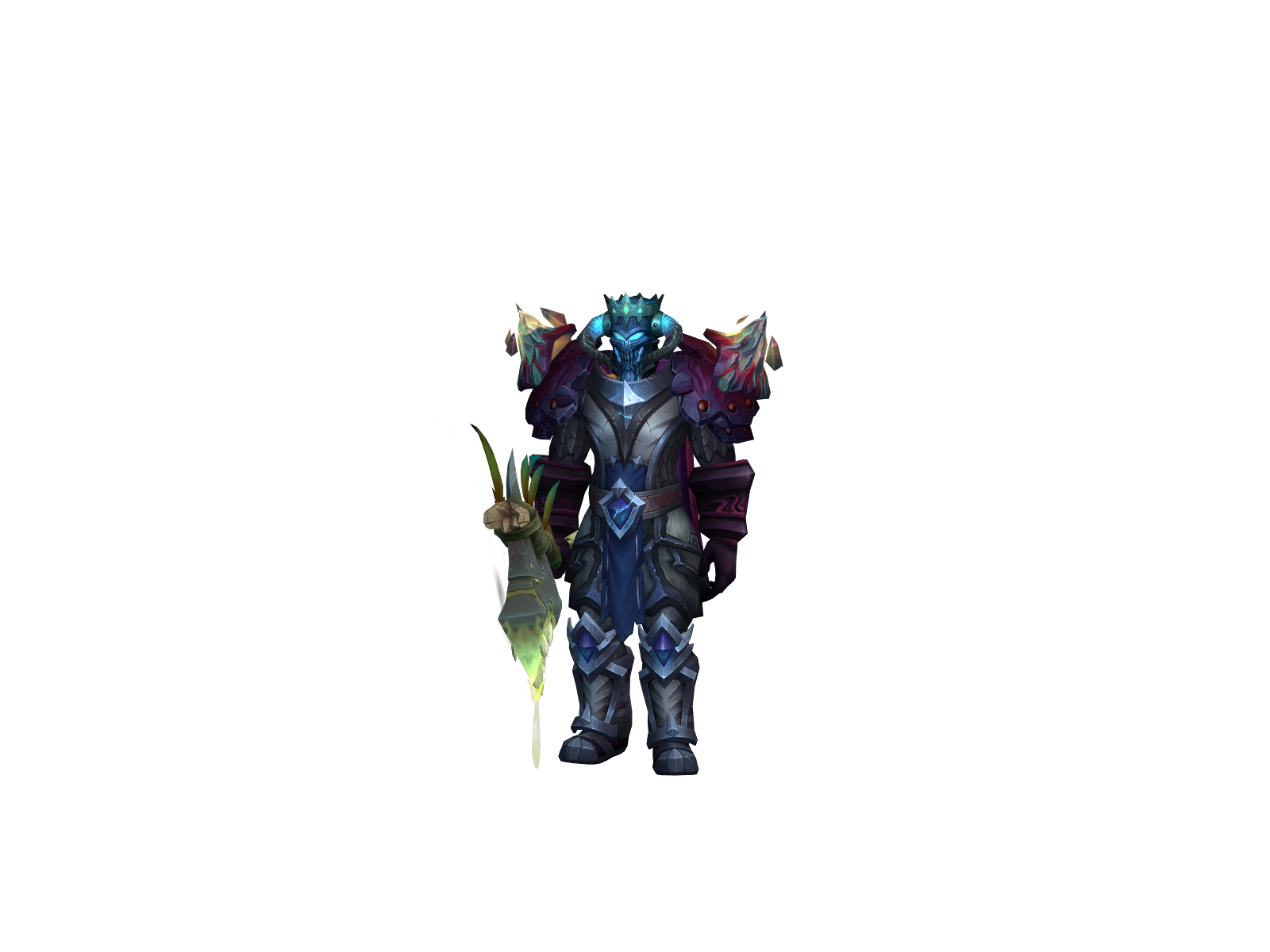 Curas 3D character render