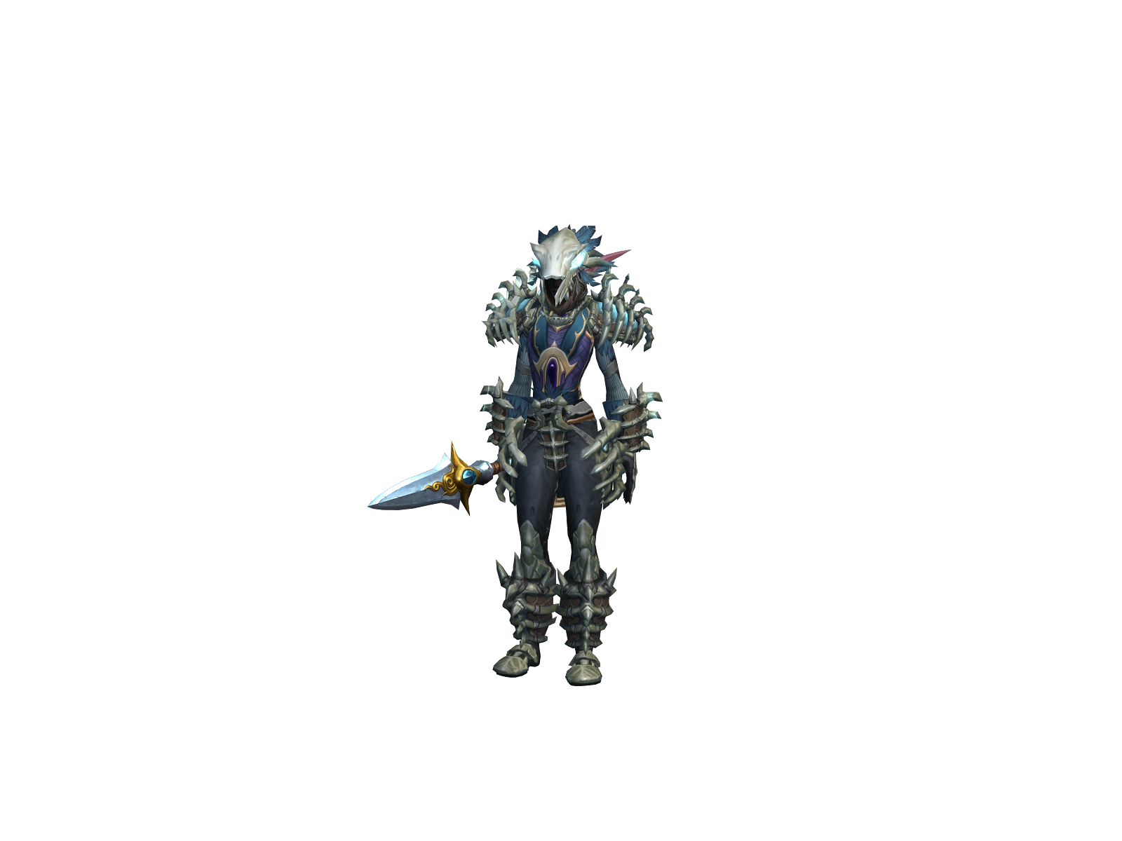 Dvpárual 3D character render