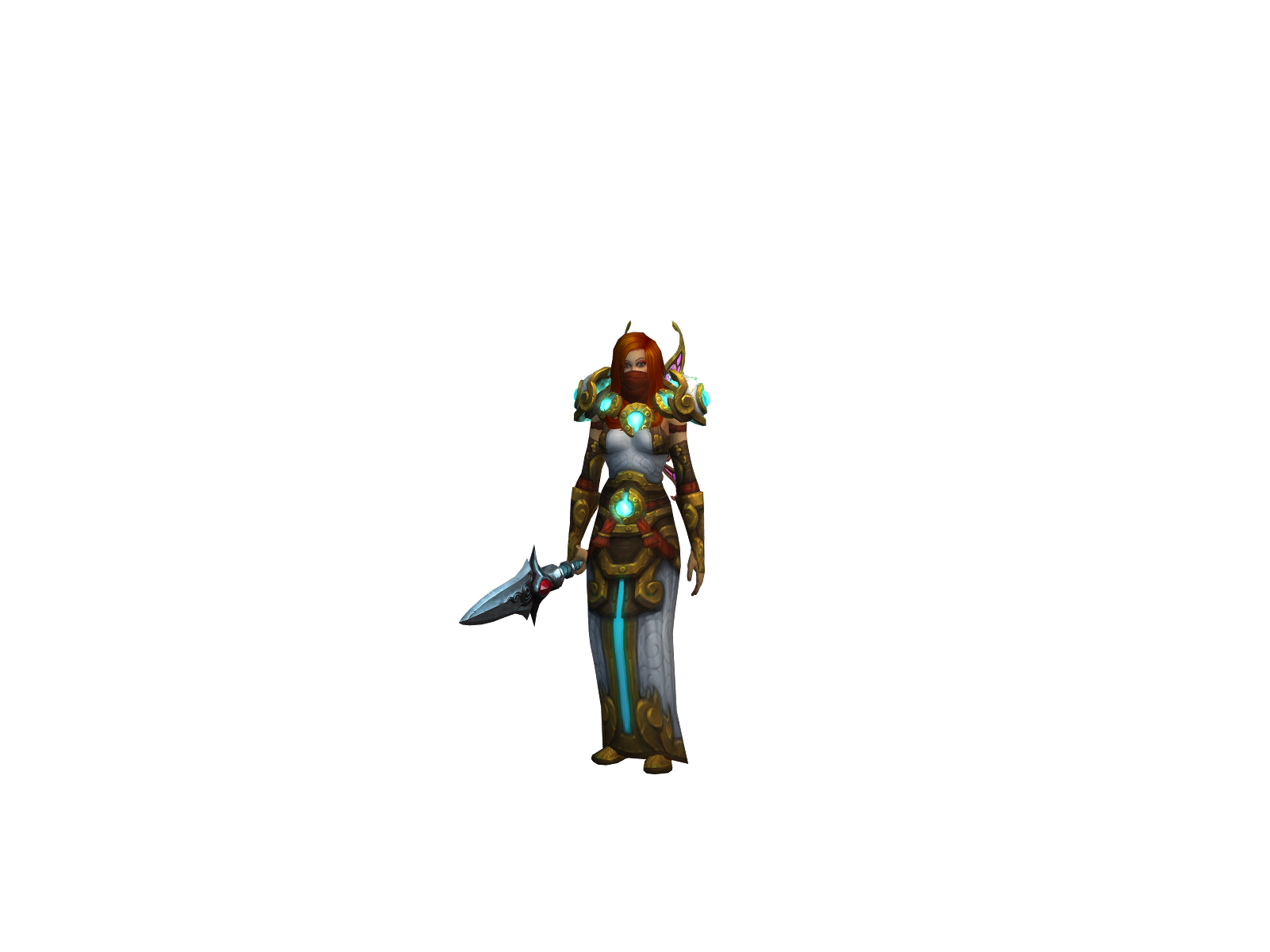 Blaka 3D character render