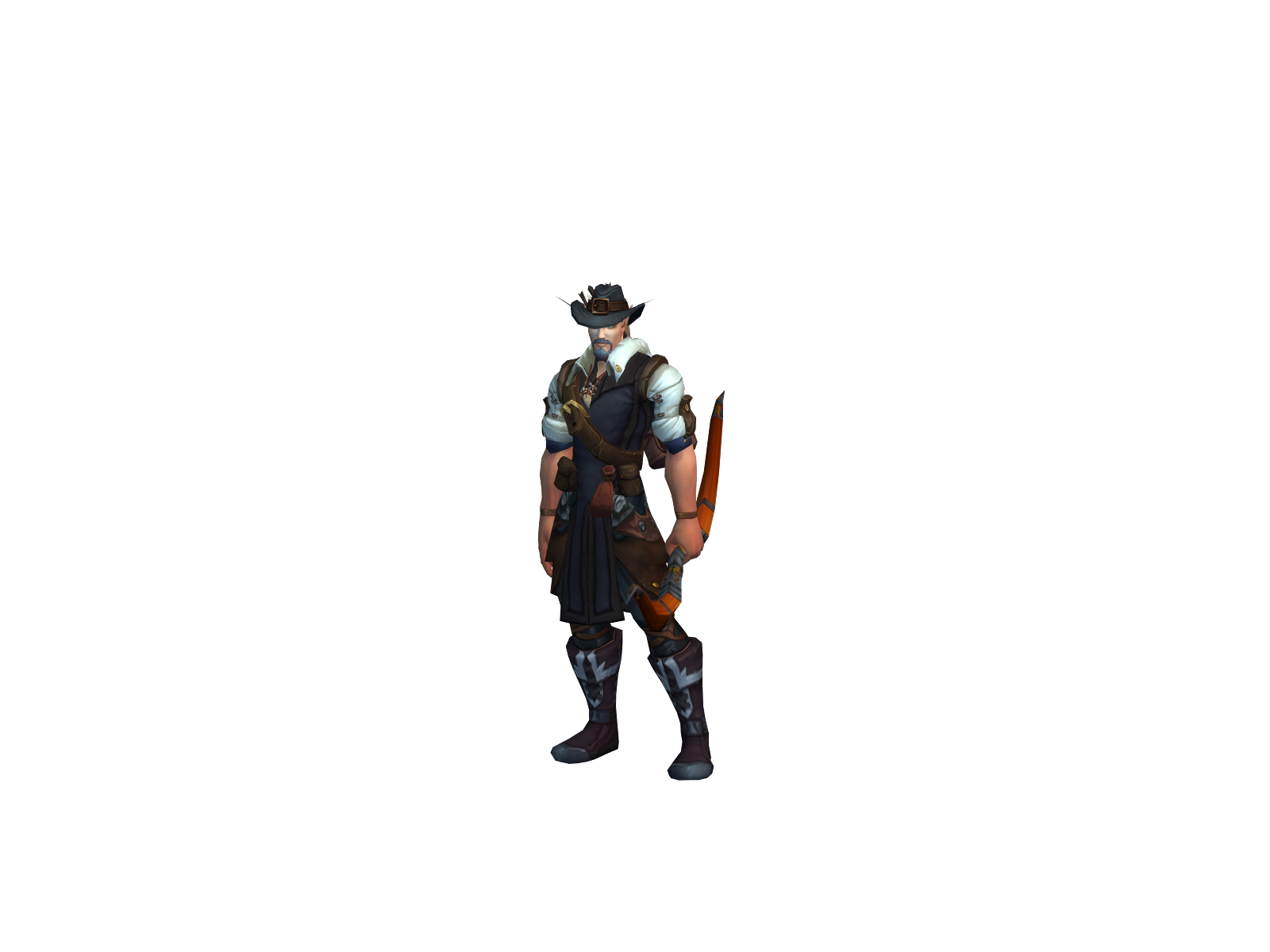 Tércio 3D character render
