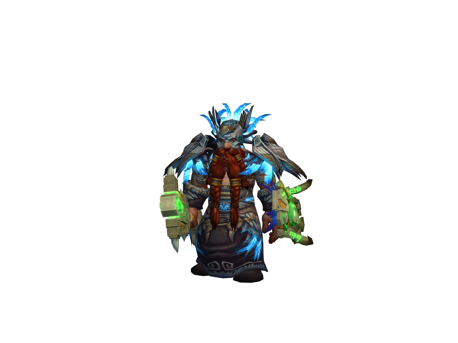 Dwarfenong 3D character render