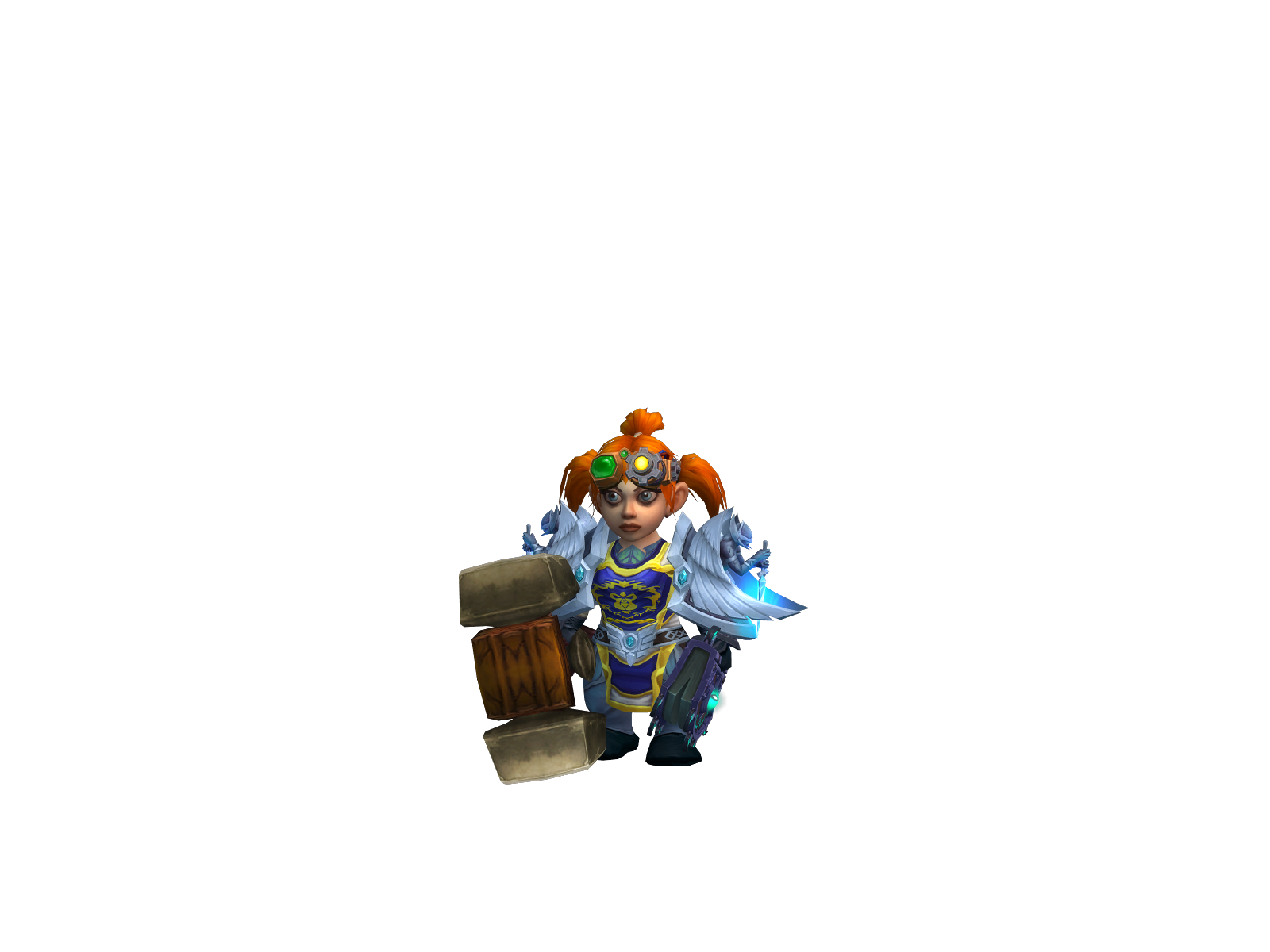 Unshaken 3D character render