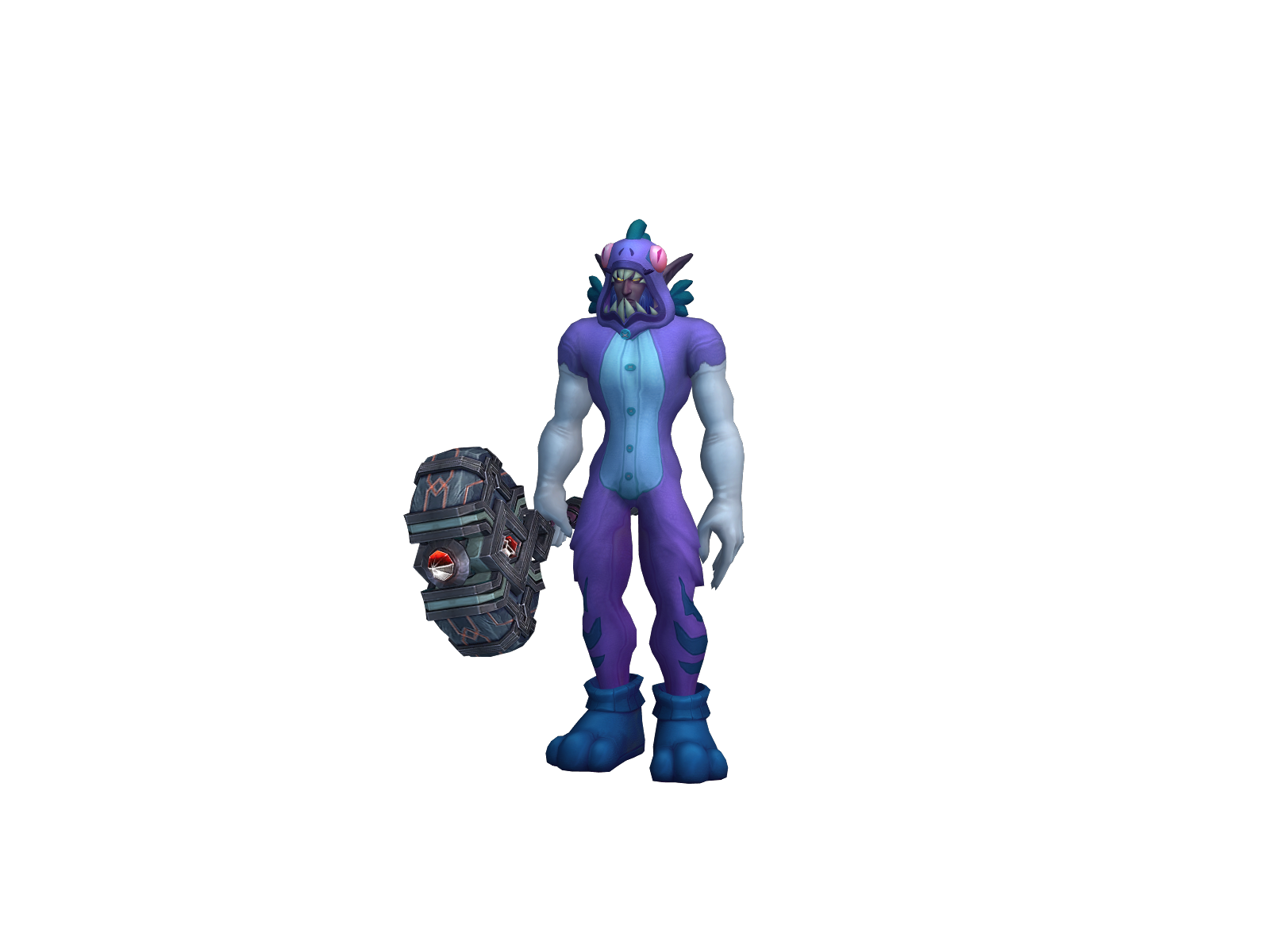 Darkmain 3D character render
