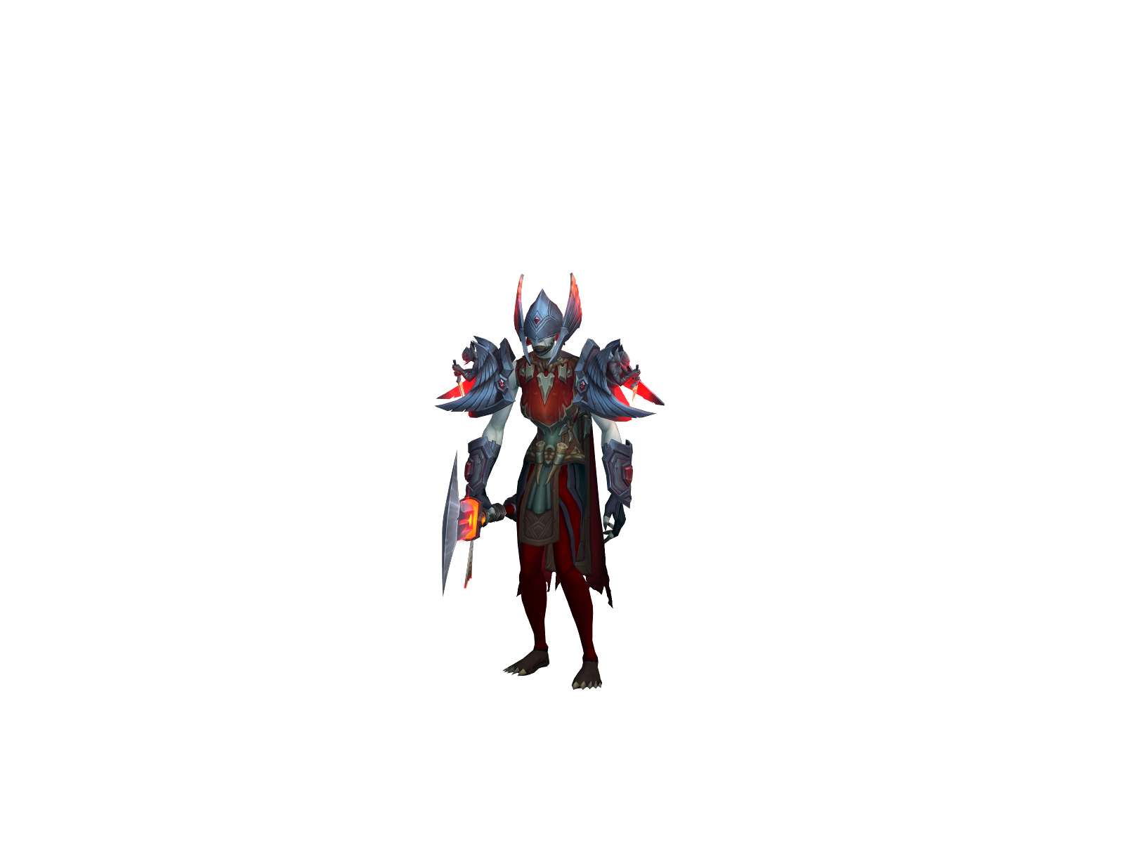 Discodead 3D character render