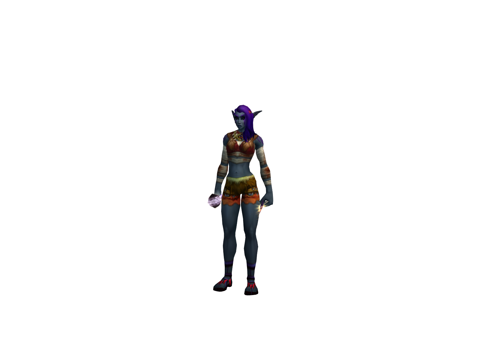 Nú 3D character render