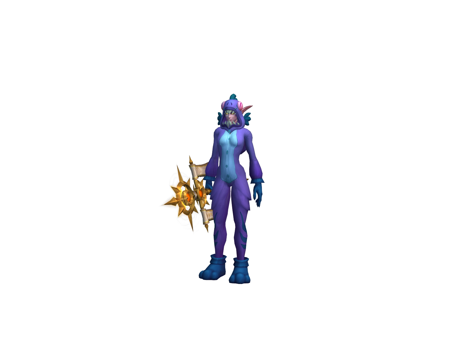pristela 3D character render