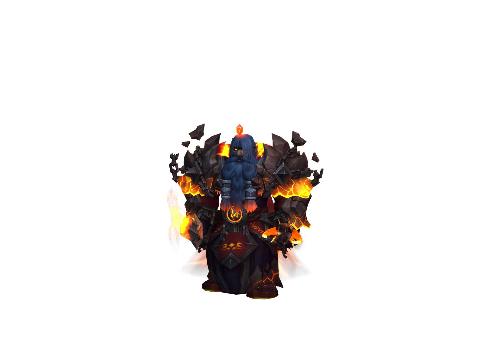 Blocksbart 3D character render