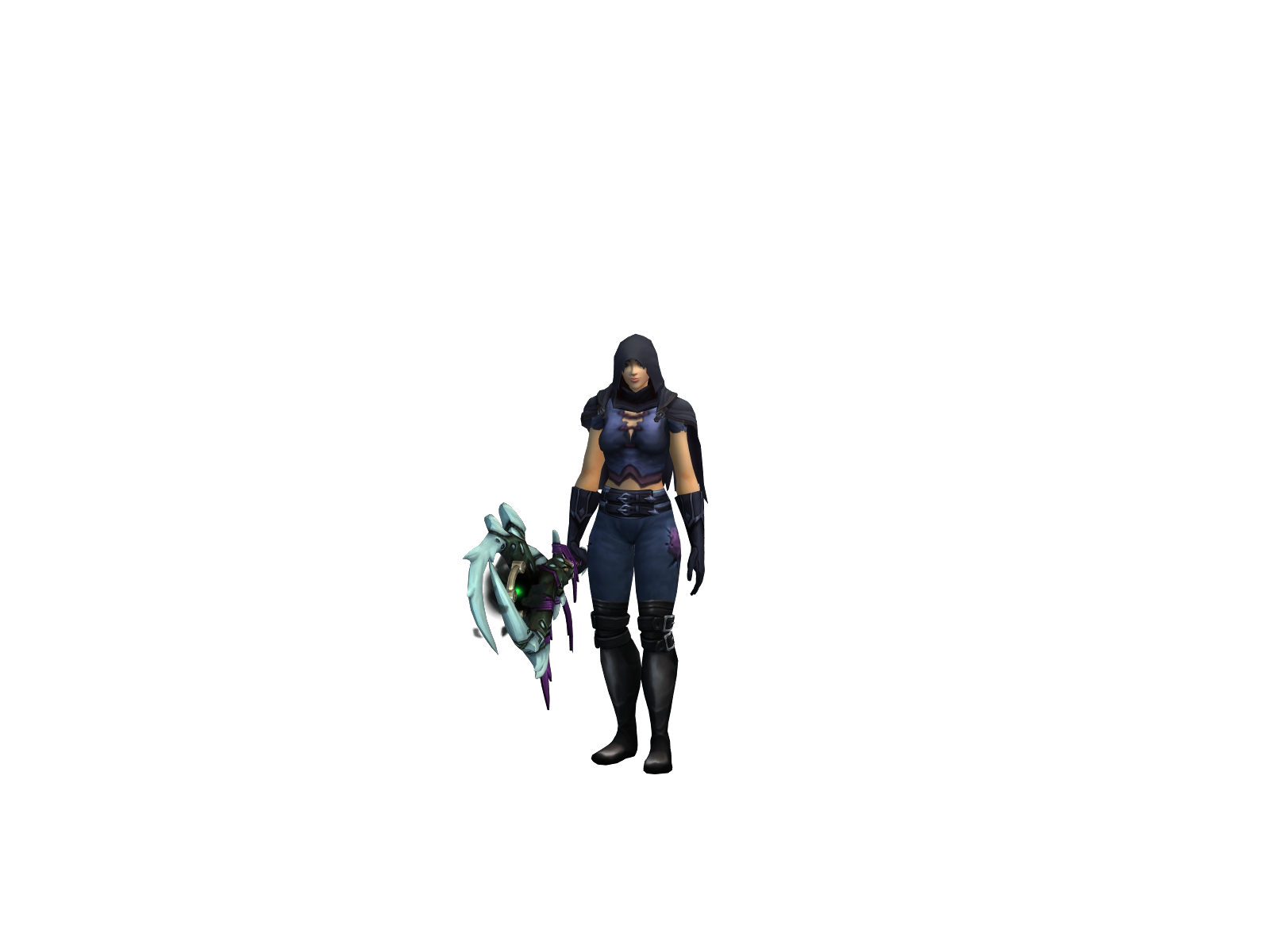 Rockléé 3D character render