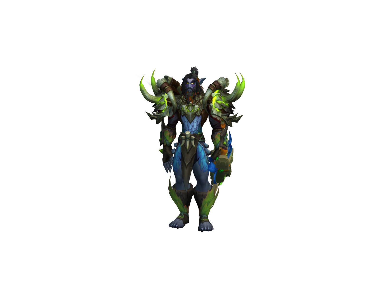 Modragul 3D character render