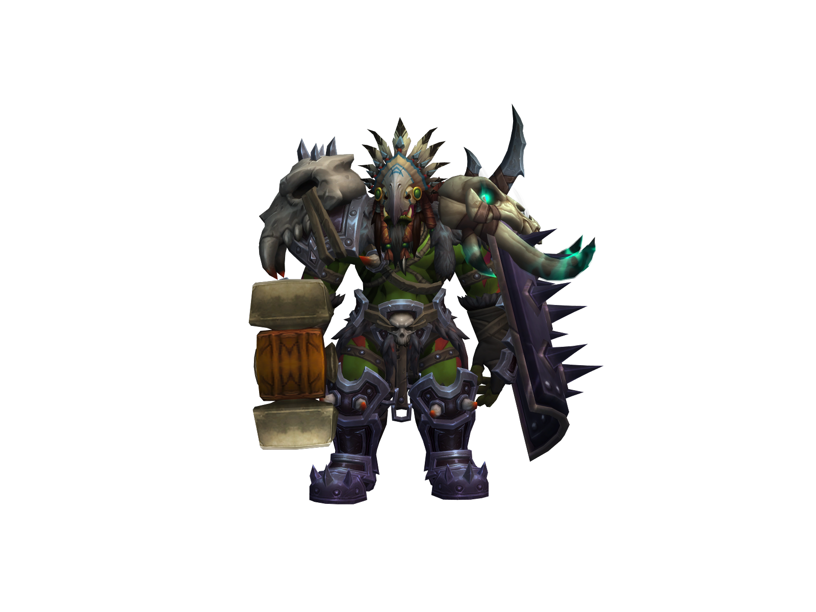 Úriel 3D character render
