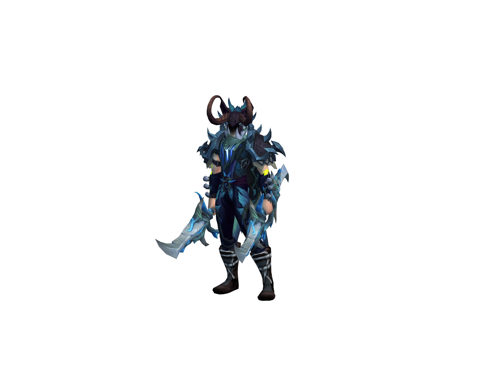 Goroki 3D character render