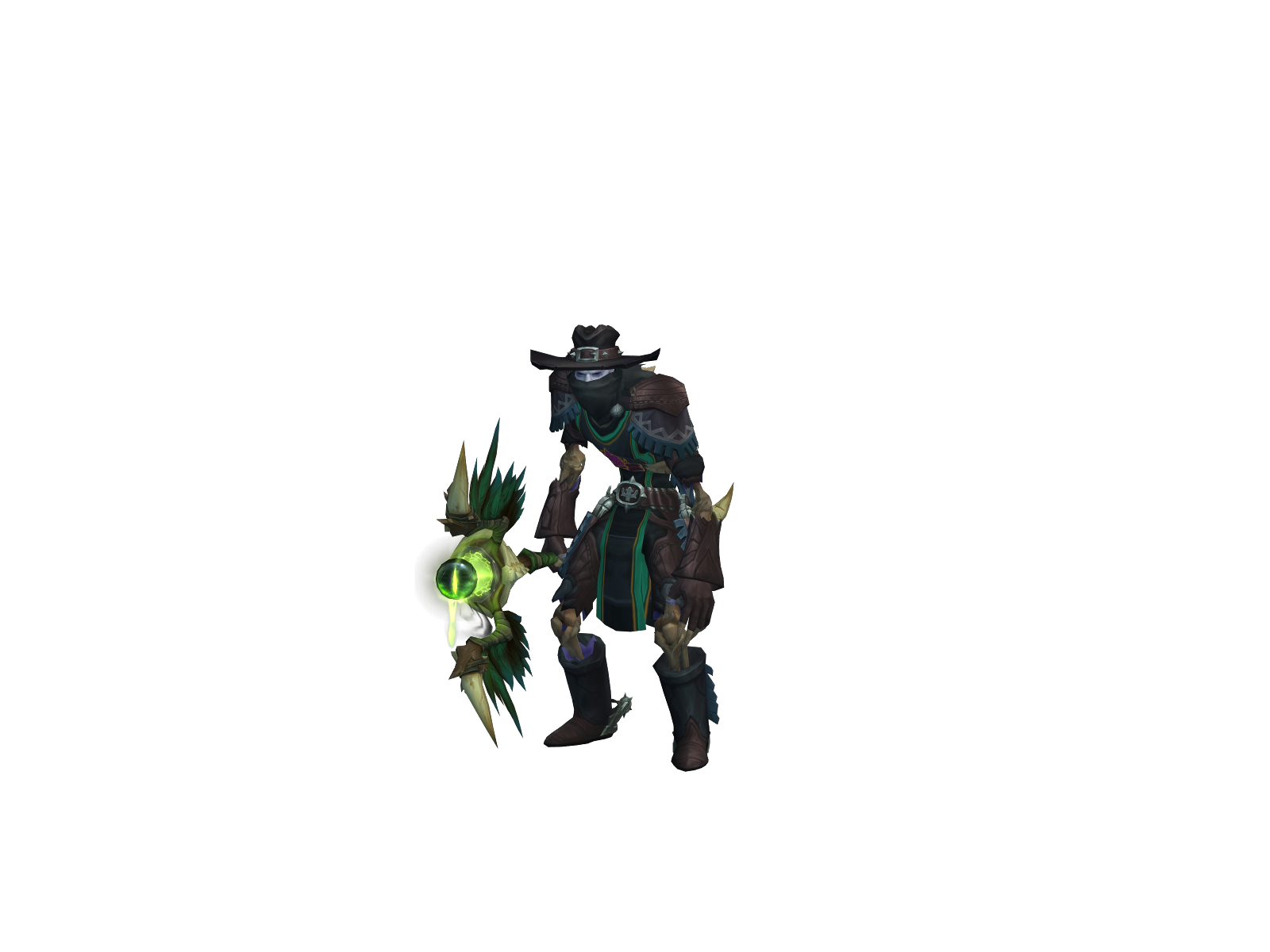 Hidrow 3D character render
