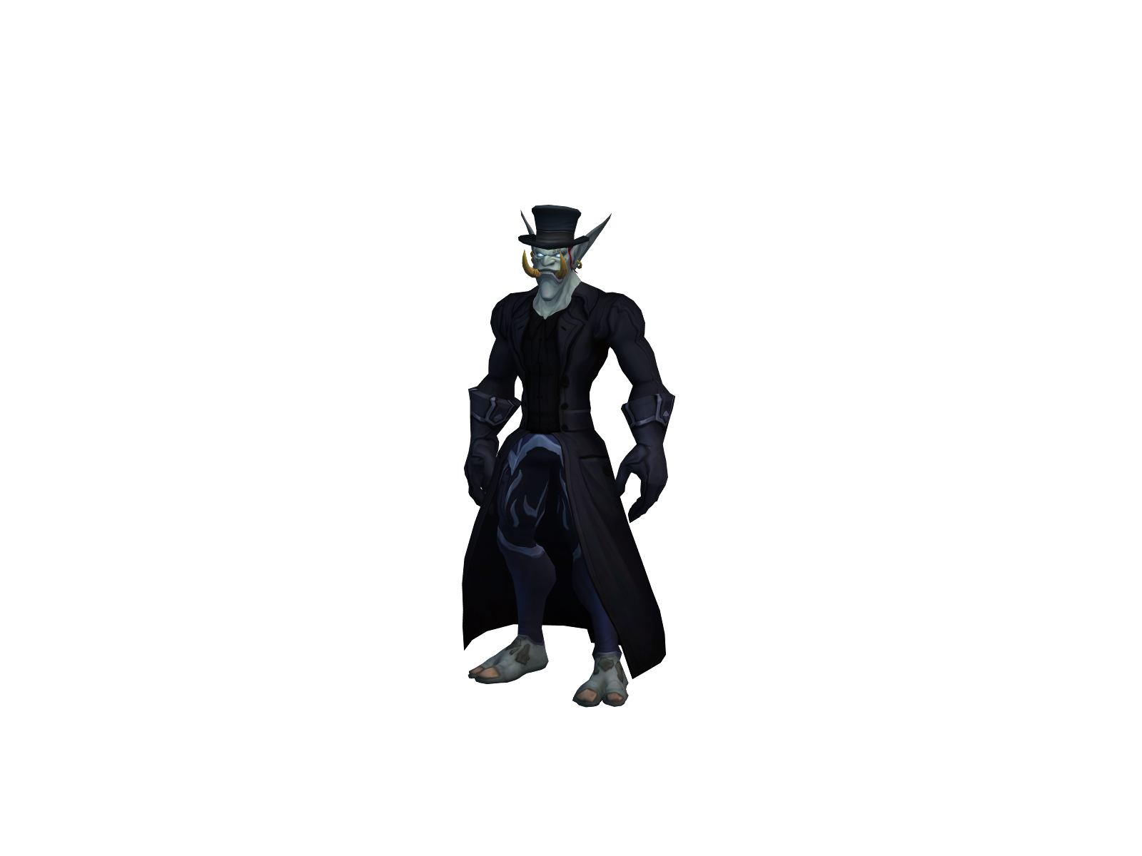 Malmsteen 3D character render
