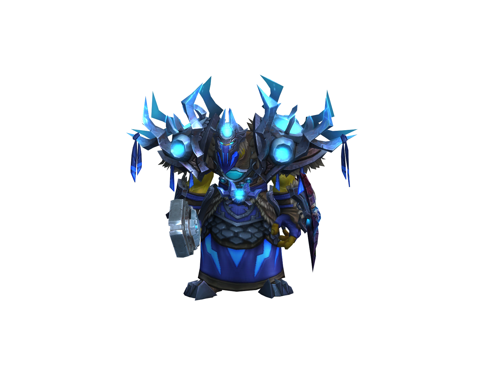 Jorathunder 3D character render
