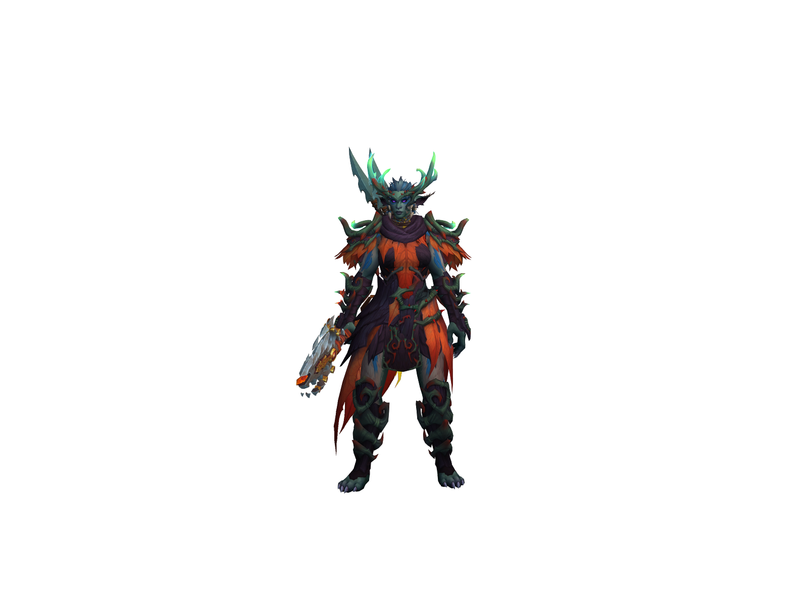 Carcha 3D character render