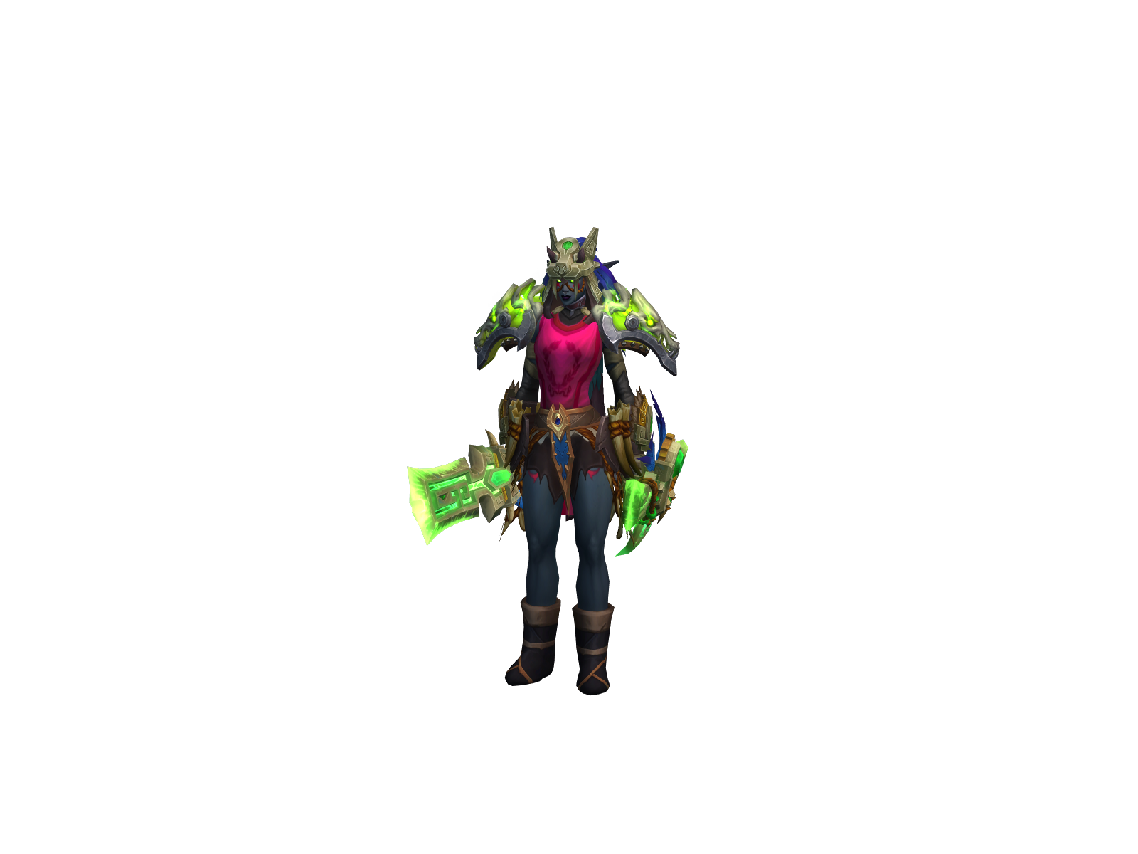 Liazara 3D character render