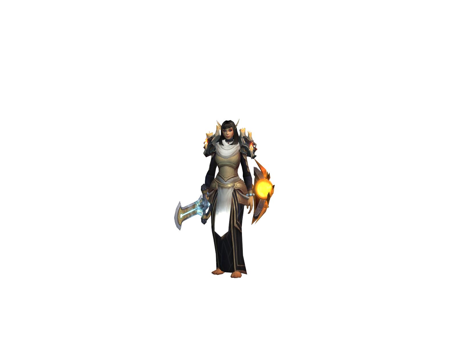Heliora 3D character render