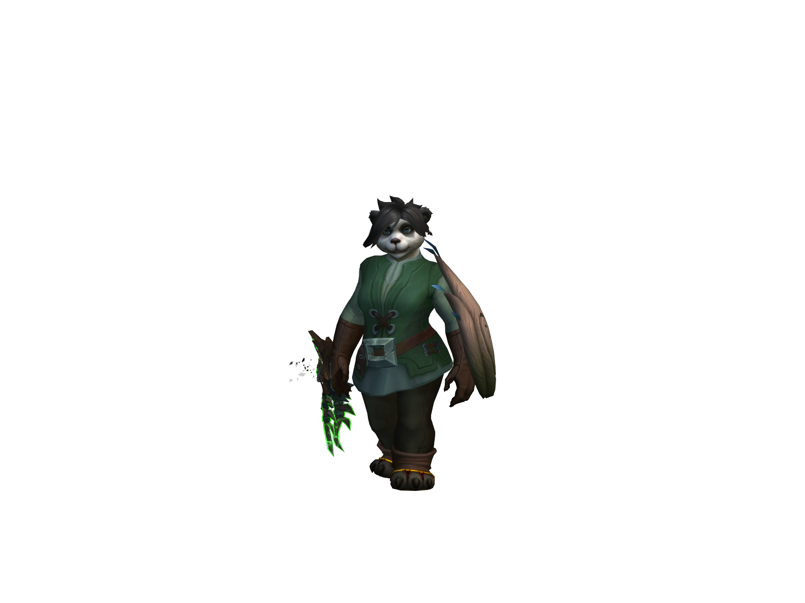 Shampon 3D character render