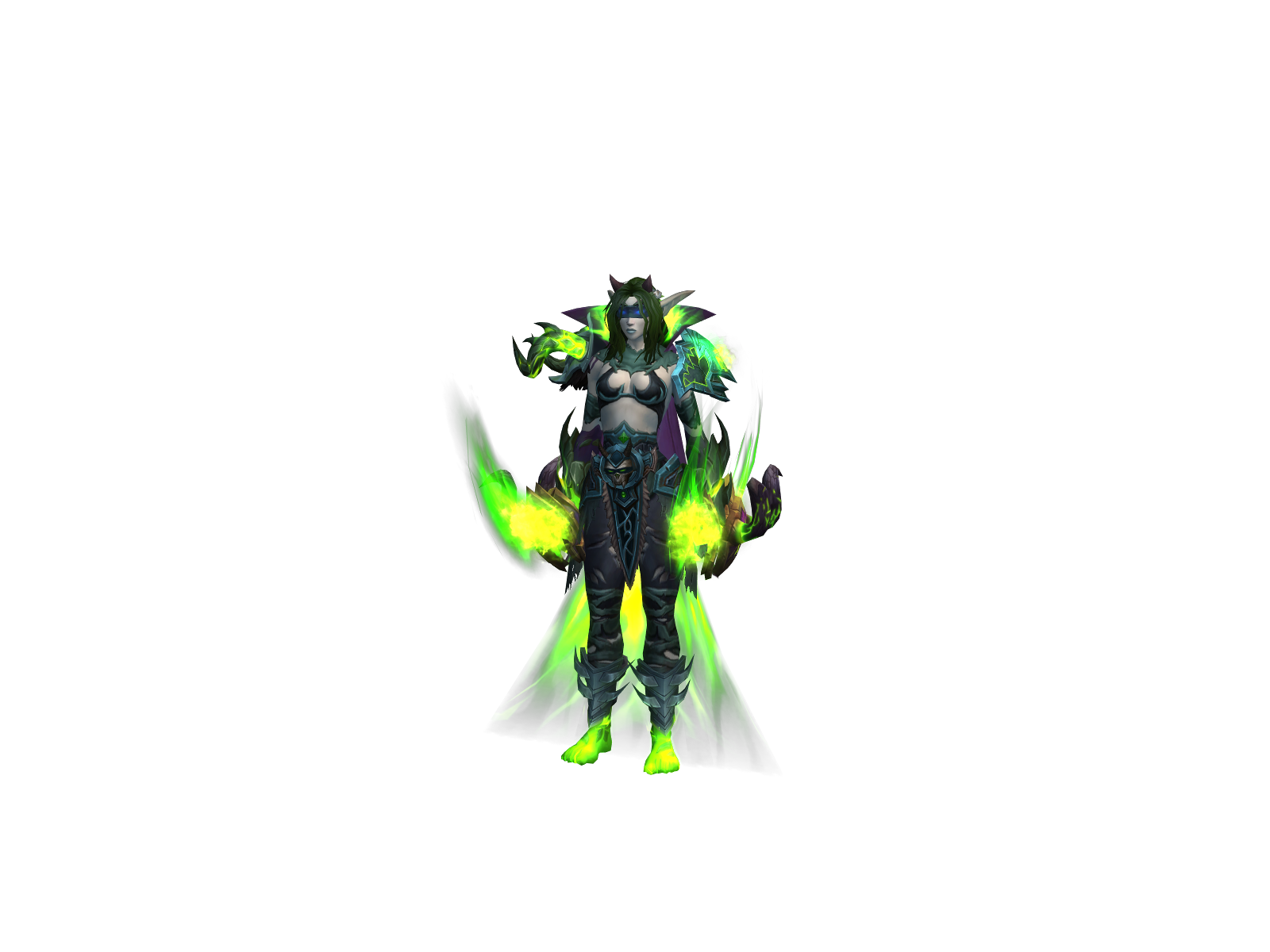 Raykine 3D character render