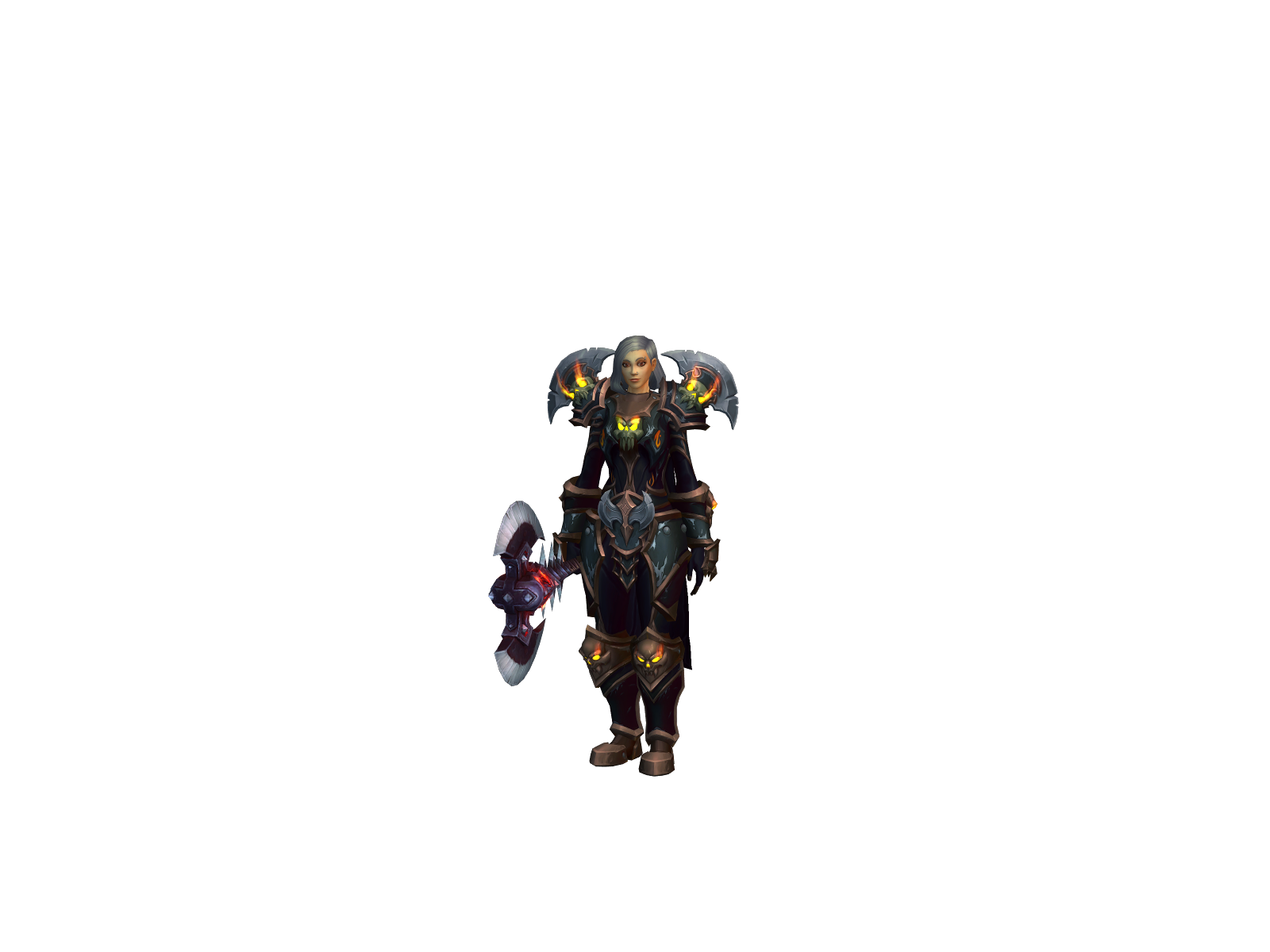 Aella 3D character render