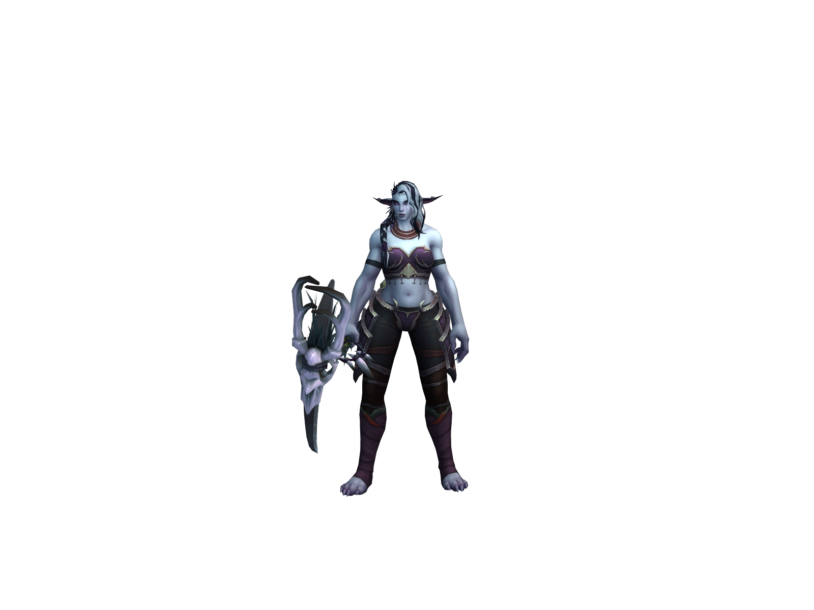 Nehryndra 3D character render