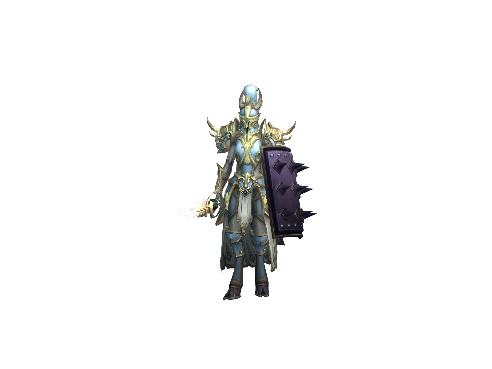 Wingless 3D character render