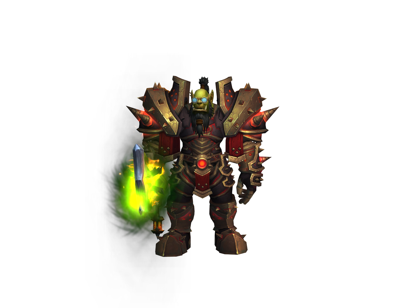 Wolnir 3D character render