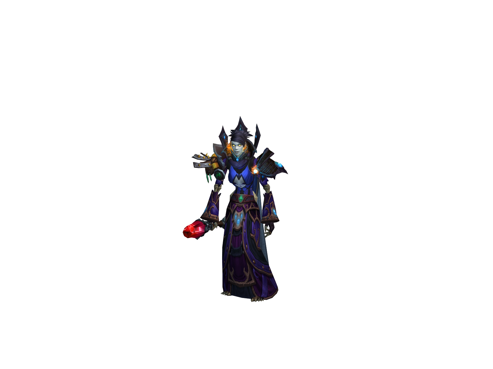 Lunikemage 3D character render