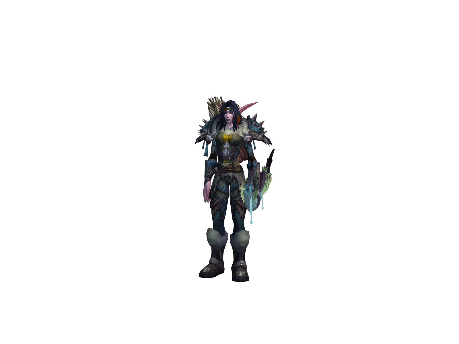 Jamaique 3D character render