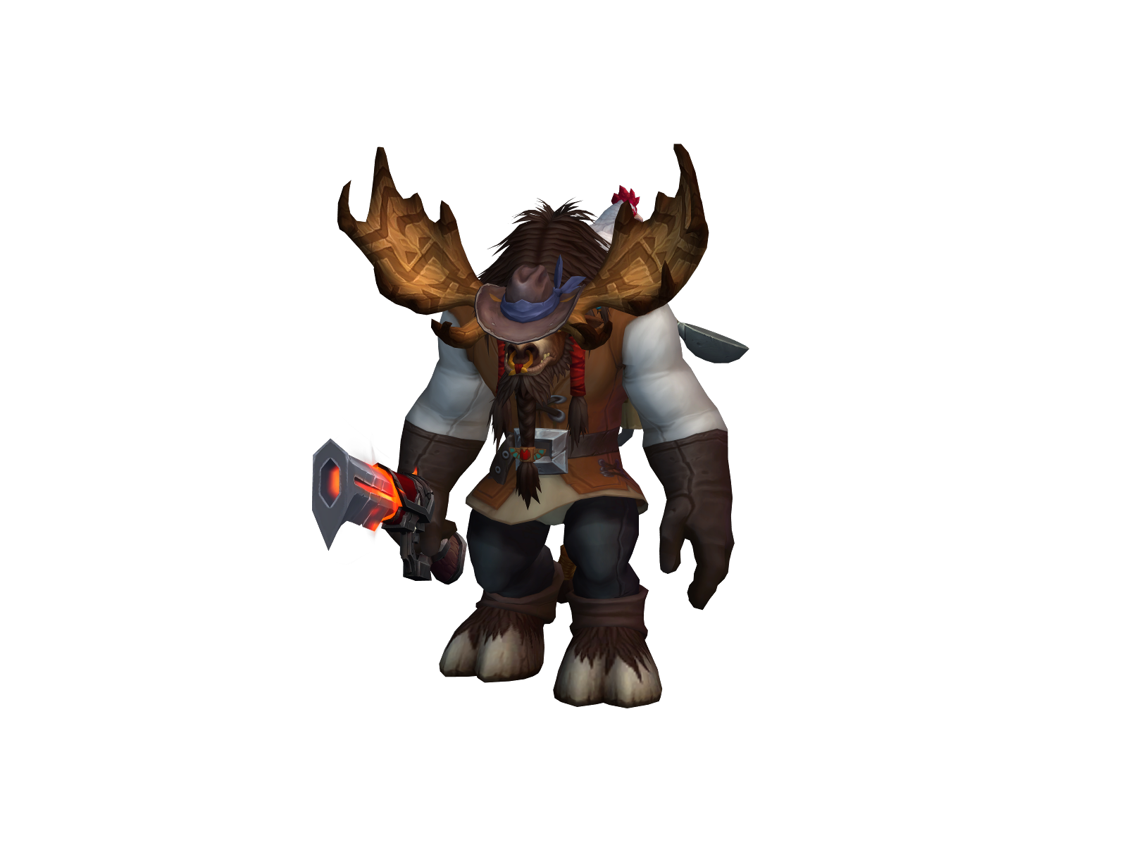 Bombasthicc 3D character render