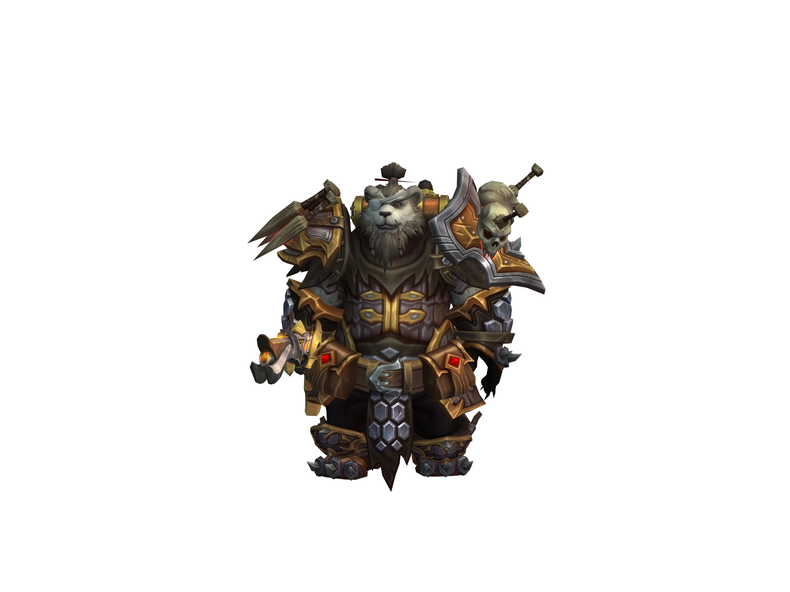 Kickftw 3D character render