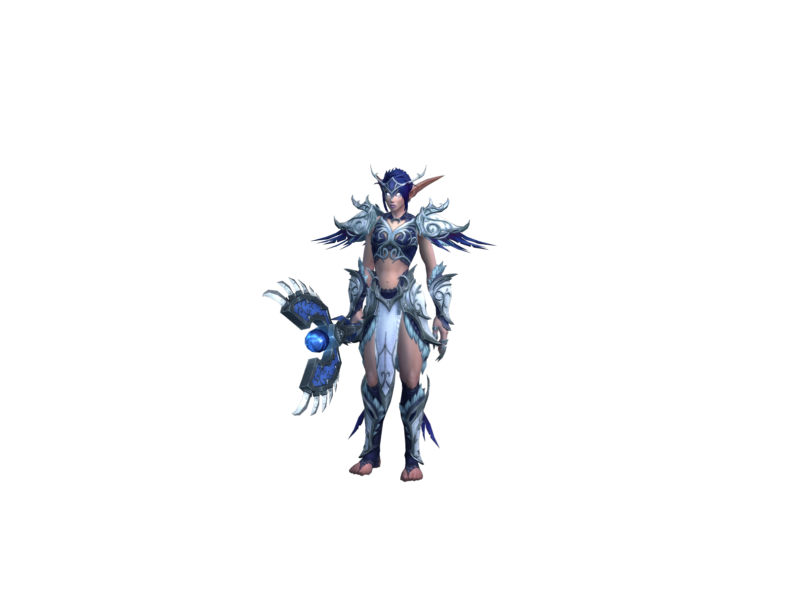 Séréna 3D character render