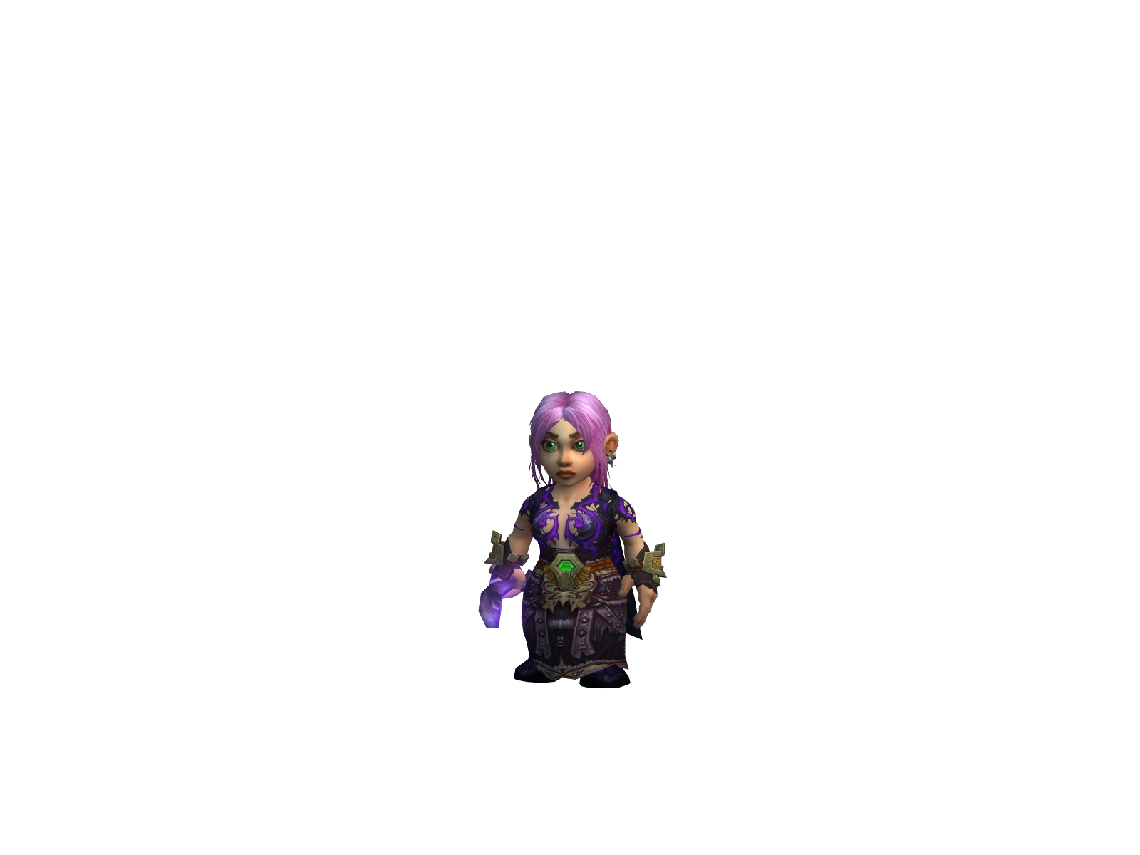 Zevil 3D character render