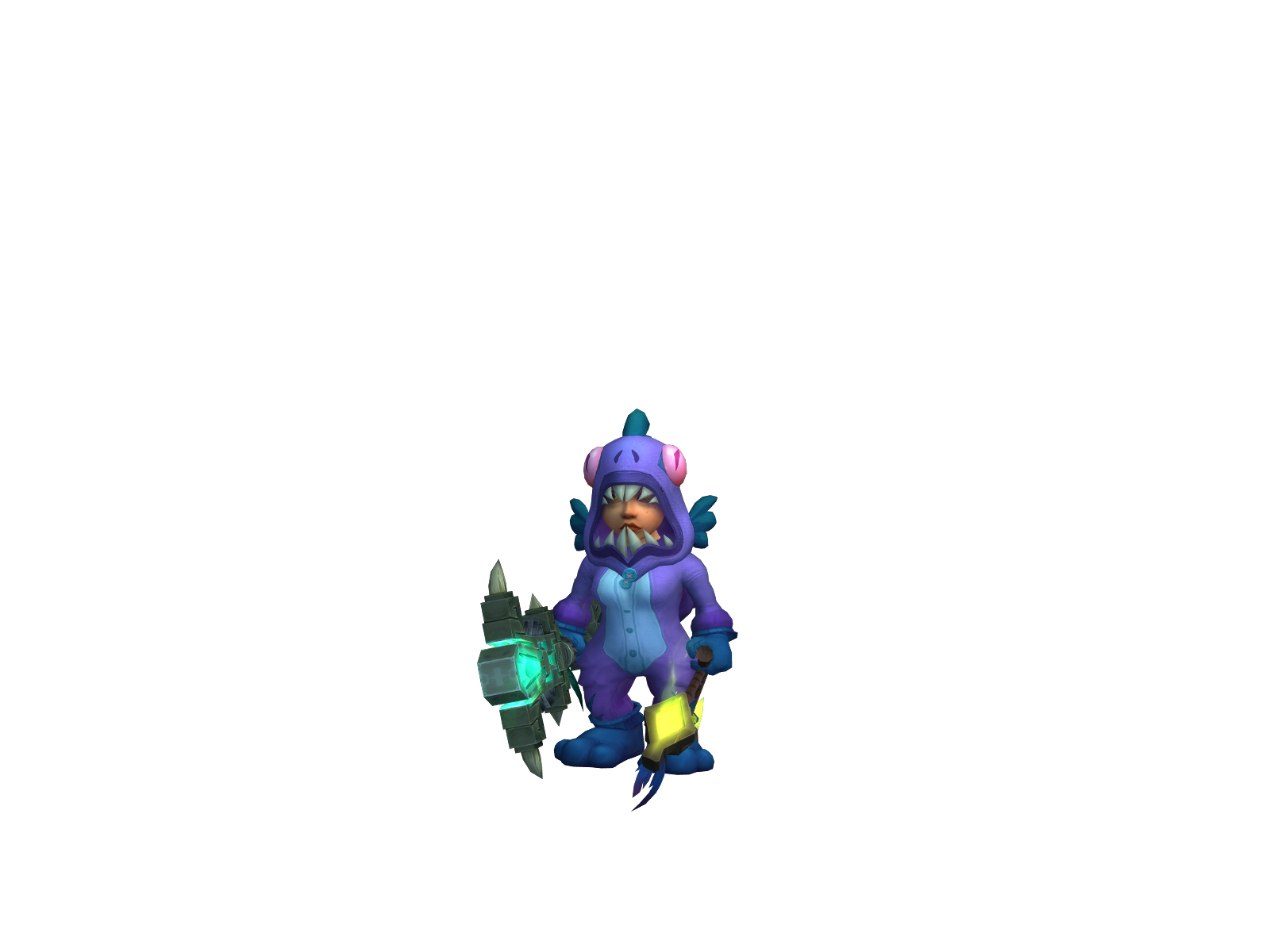 Nilez 3D character render