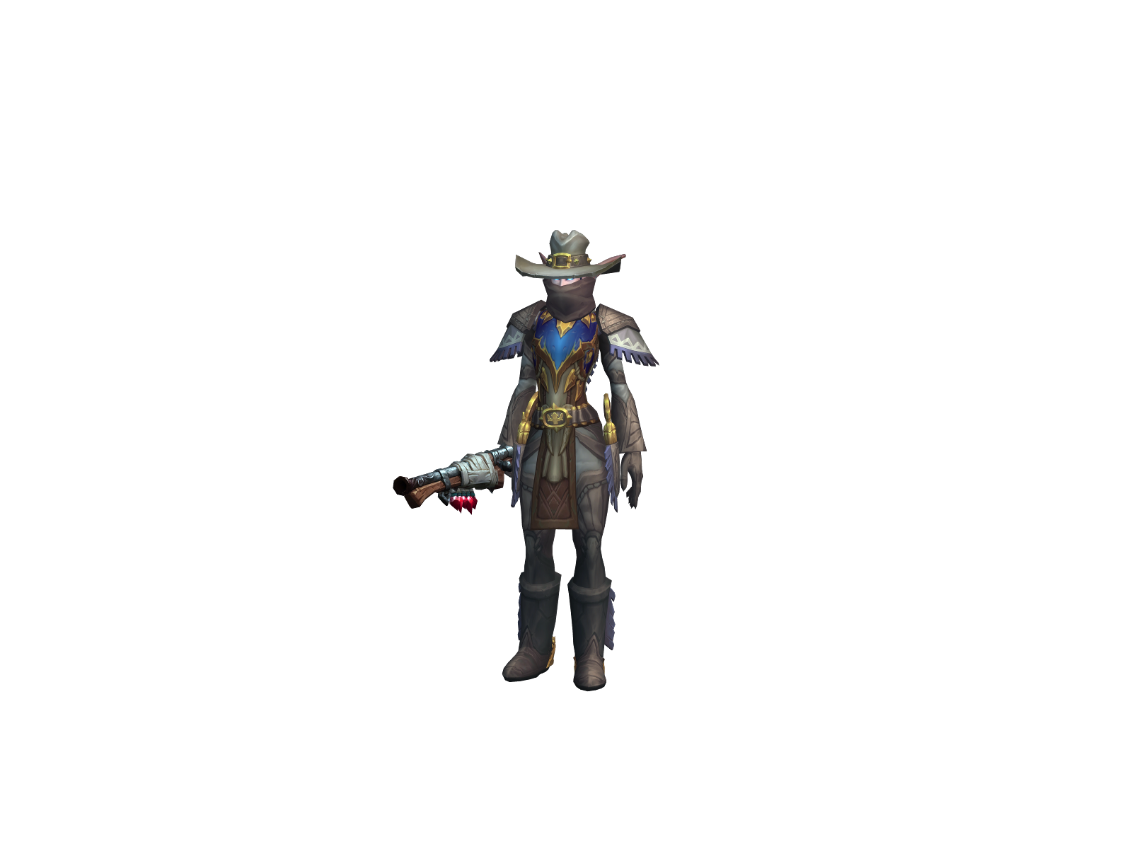 Gazibarka 3D character render