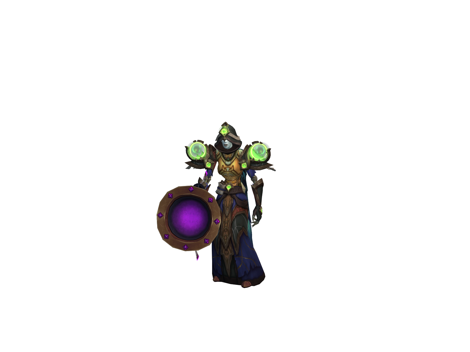 Witchcraft 3D character render